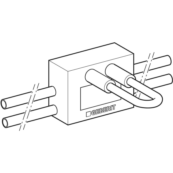 Geberit Anschlussbox Typ T d20-d16-d20