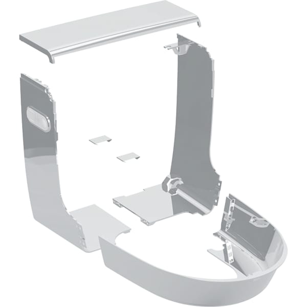 Geberit Set Designabdeckung f. Geberit AquaClean Mera, hgl.verchr.