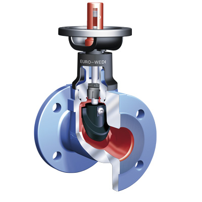 ARI Flanschen-Absperrv. EURO-WEDI 10070 DN80,PN6,EN-JL1040,EN 558 FTF-14