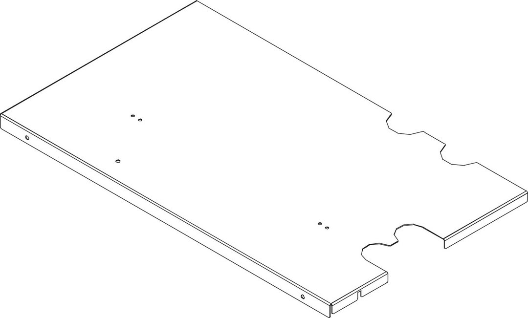 BOSCH Ersatzteil TTNR: 8738209430 Abdeckung A/W vorne