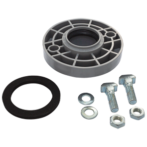 airfit Flansch-Adapter DN 50/40 aus PP, Lochabstand 77-83mm