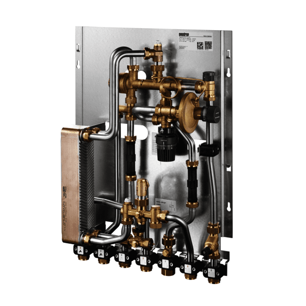 OVENTROP-Wohnungsstation Regudis W-HTU Wärmeübertrager kupfergelötet, 15 l/min