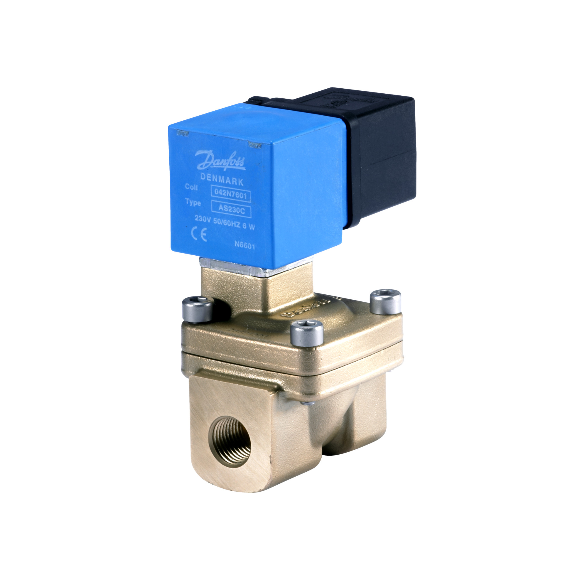 Danfoss Magnetspule, AS230CS DIN Steckzungen, 230 VAC, Multi-Pack