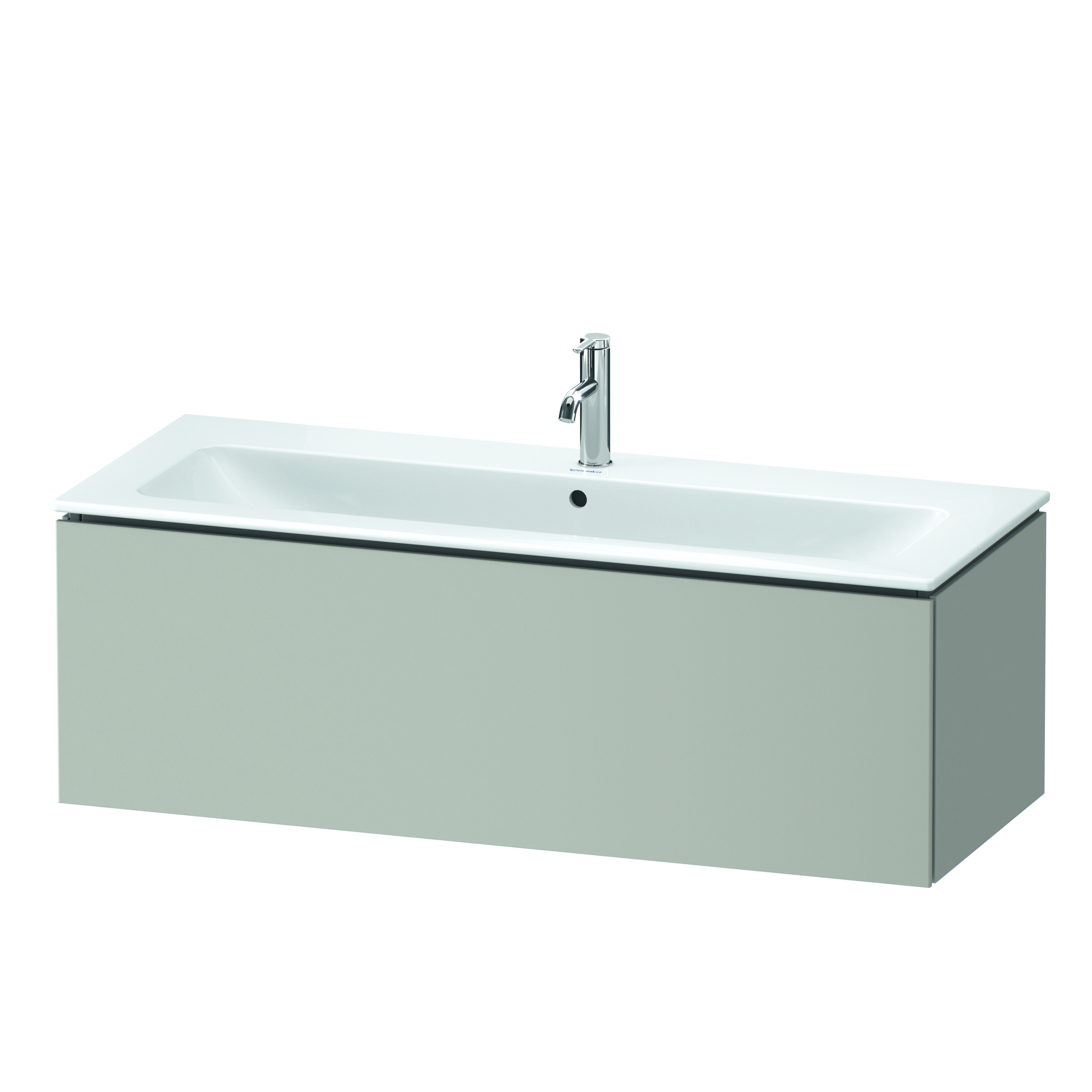 Duravit WTU wandh. L-Cube 481x1220x400mm 1 Auszug, f.233612, Betongrau Matt