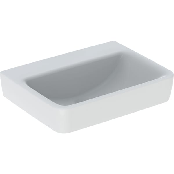 Geberit Renova Plan Handwaschbecken, 50x38cm o. Hl., o. Ül., weiß, KeraTect