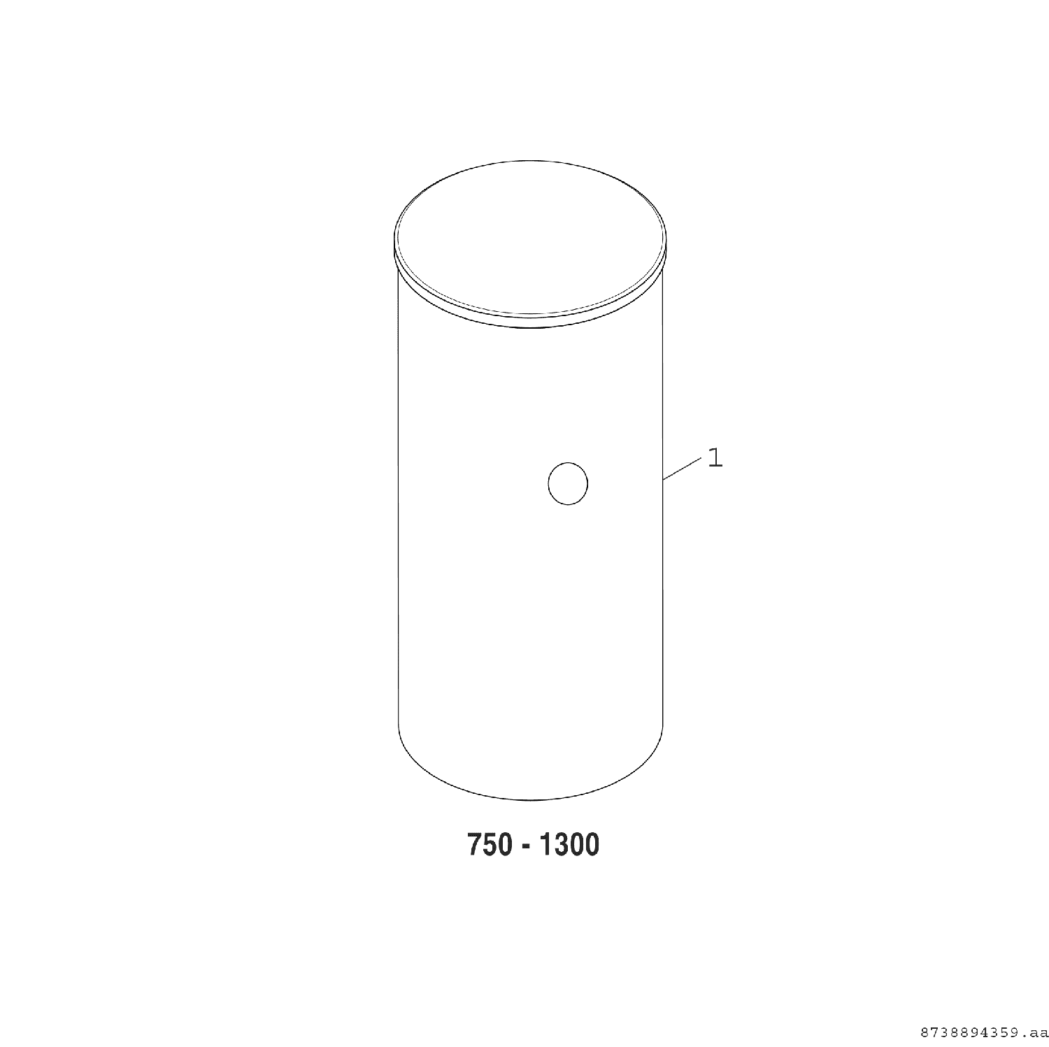 BOSCH Pufferspei. STORA B 750-6 ER 1 B 1820x1030, 750 L, silber, Schichtladung