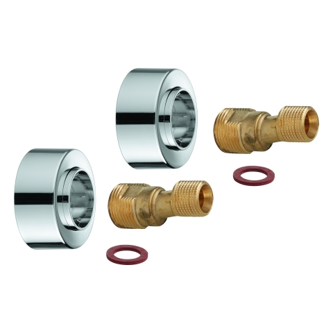 GROHE S-Anschluss 48453 1/2" x 3/4" Verstellbarkeit 7,5mm chrom