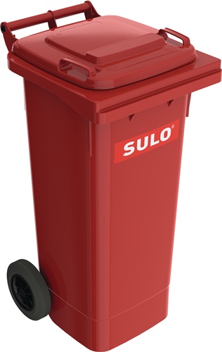 Müllgroßbehälter 80l HDPE rot fahrbar,n.EN 840 SULO Müllgroßbehälter 80l HDPE rot fahrbar,n.EN 840 SULO