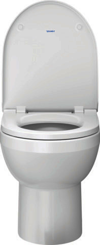 DU WC-Sitz Duravit No.1 o. Absenkautom. Scharniere edelstahl, weiß