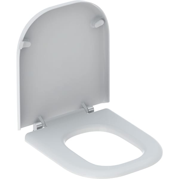 Geberit Renova Comfort WC-Sitz, barrierefrei eckiges Design, weiß