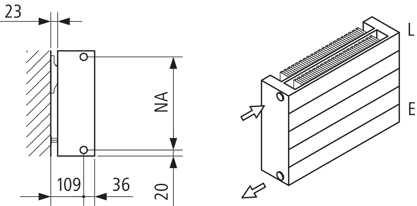 Kermi Heizwand HHN Typ22 BH840x122x3000 QN5406,weiß,6bar,m.Abd.,AB 12,LH260