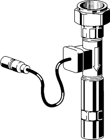 Viega Durchflussmesser 2241.81 für Spülstationen