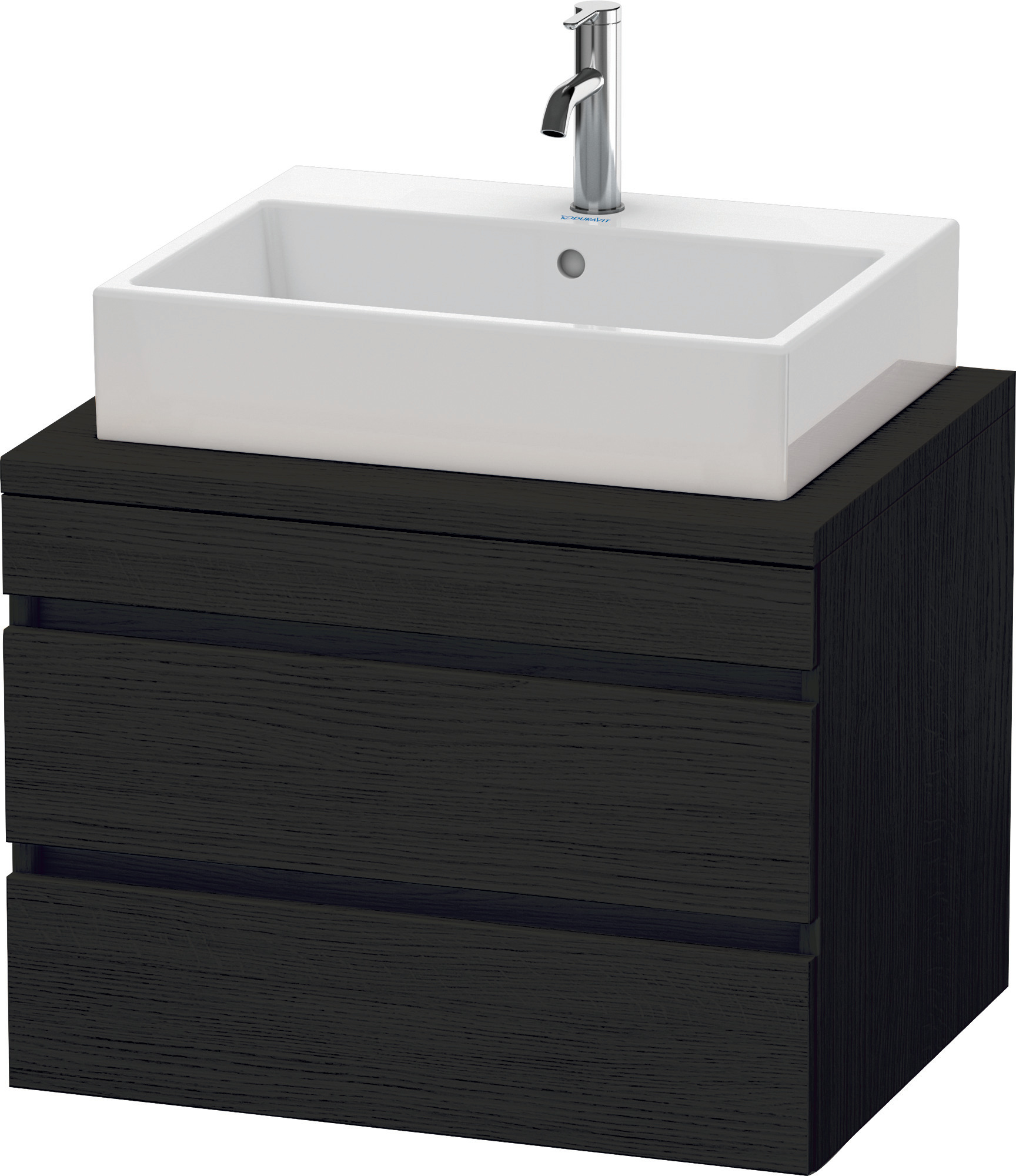 Duravit WTU DuraStyle f. Konsole 512x700x548 2SchKa, Eiche Schwarz