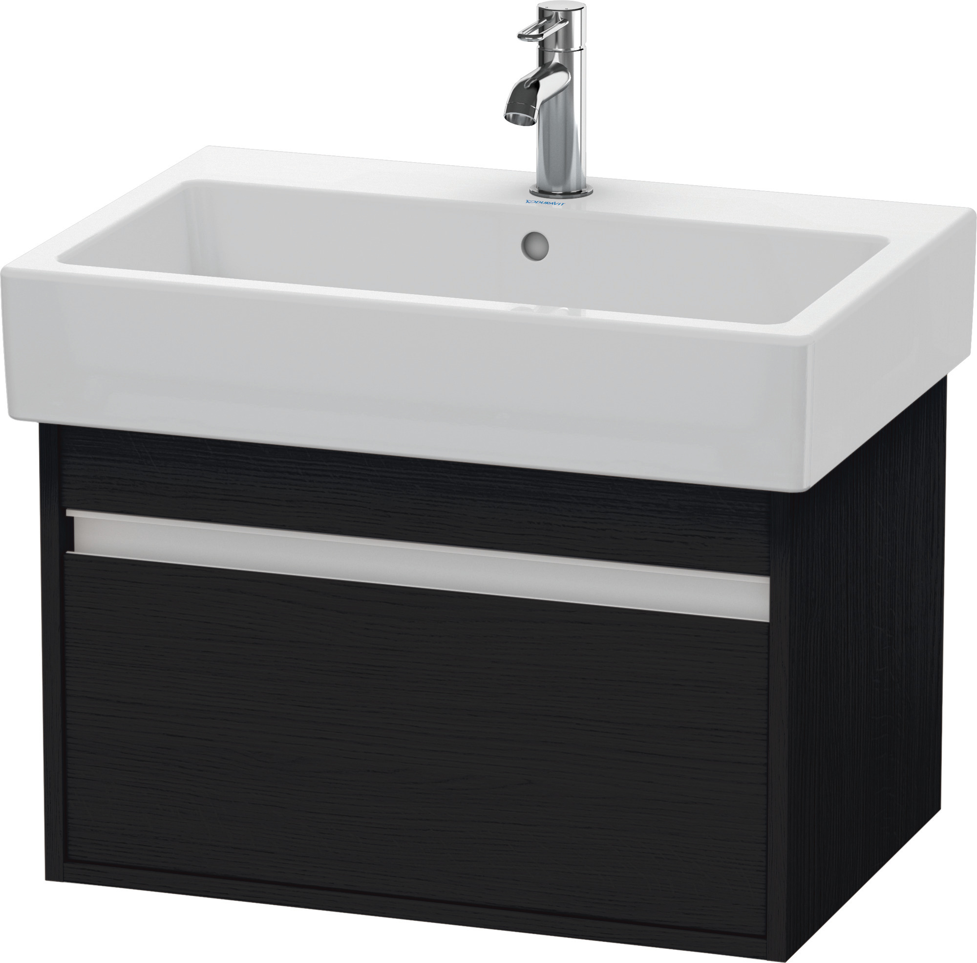 Duravit WTU wandhängend Ketho 440x650x410mm 1 Auszug, für 045470, Eiche Schwarz