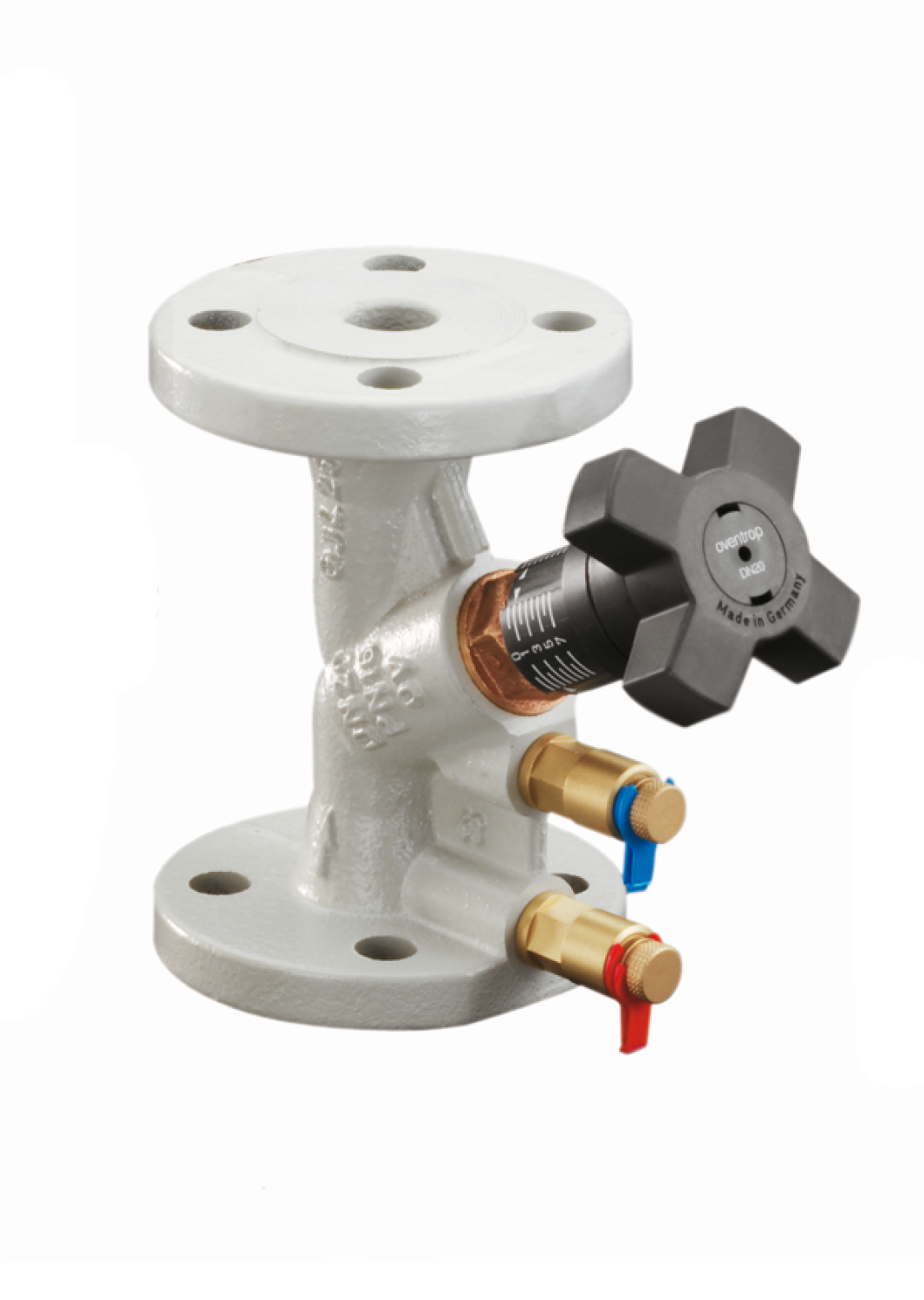 OVENTROP-Strangreg.Vent.Hydrocontrol VFC DN20, PN6, Flansch/DIN, 2 Meßvent., GG25