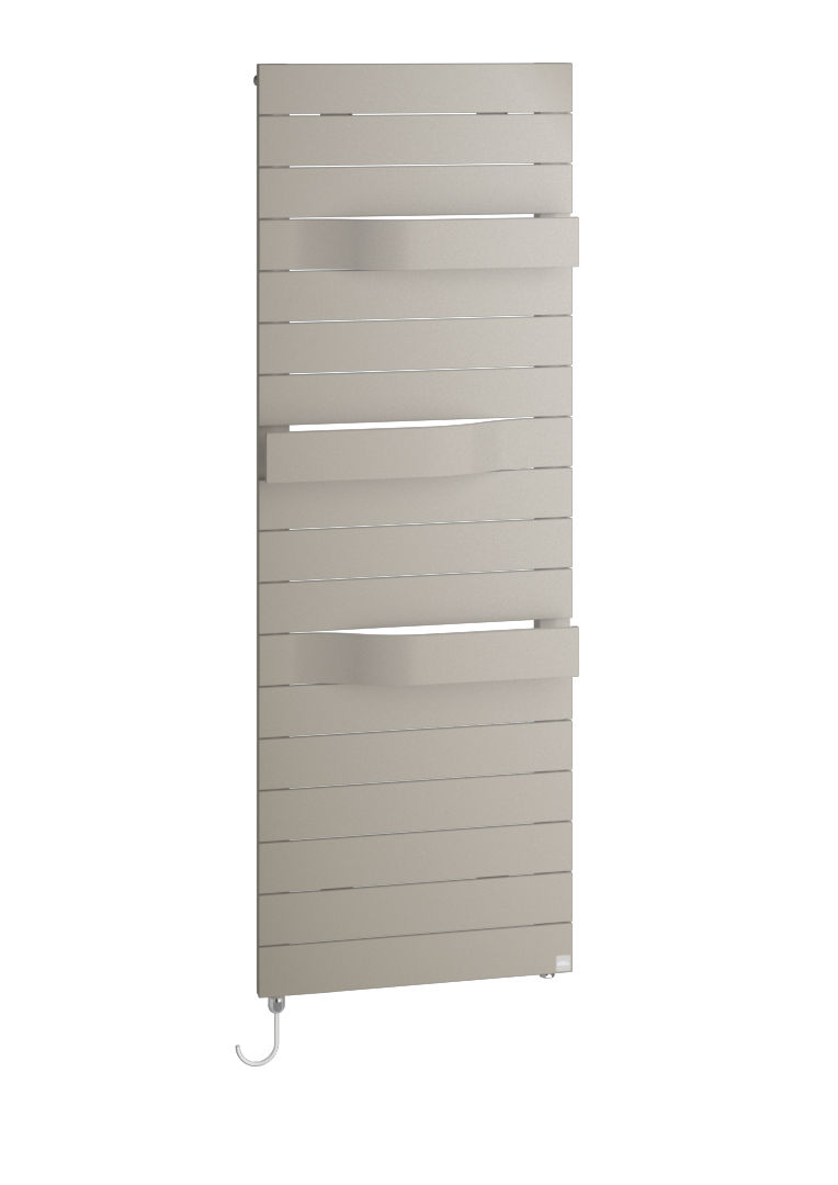 Kermi Tabeo -E BH1437x101x500mm P=800W,RAL9005 MT,WWS swz,rechts
