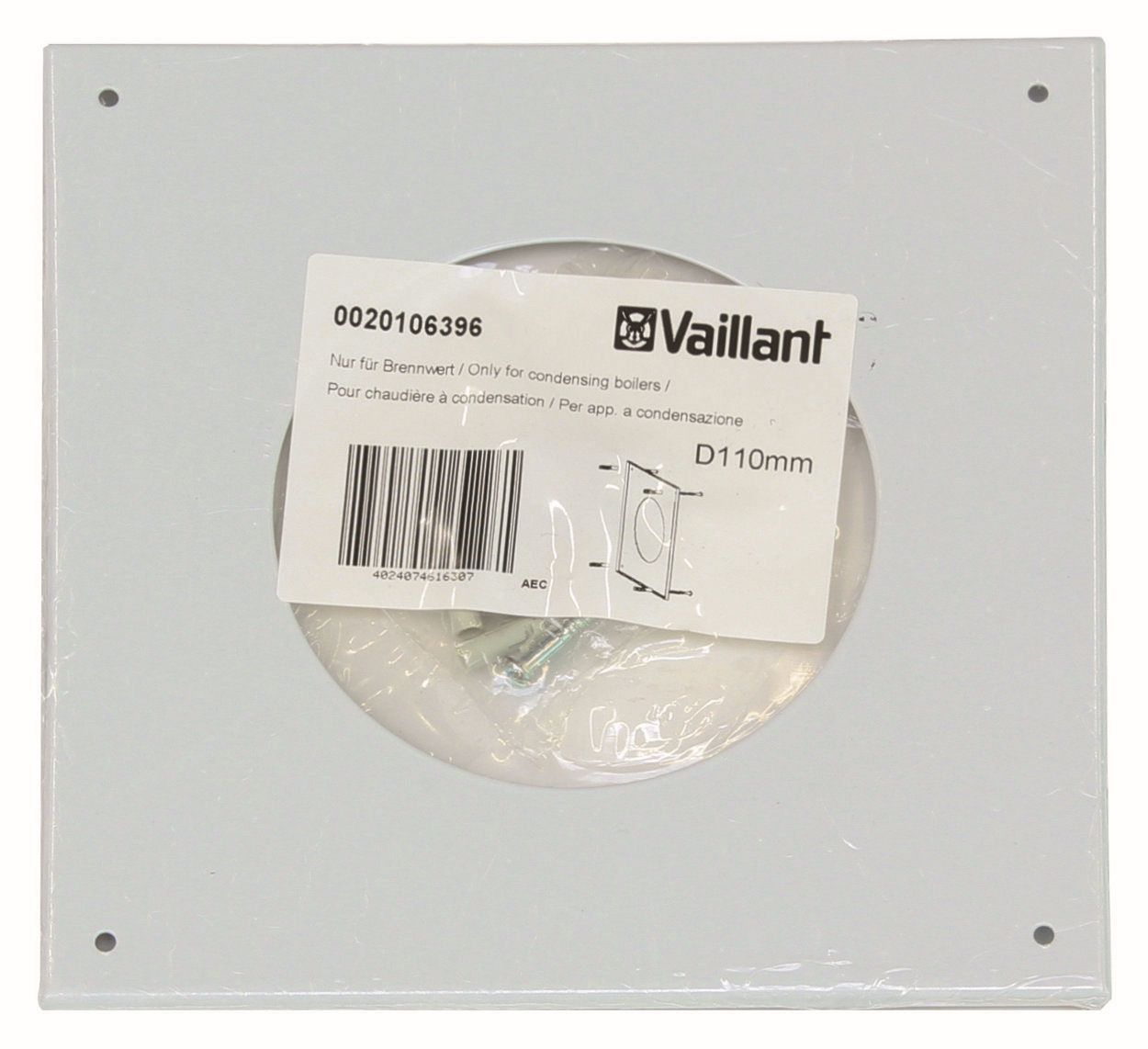 Vaillant Wandrosette 110 mm Vaillant-weiß