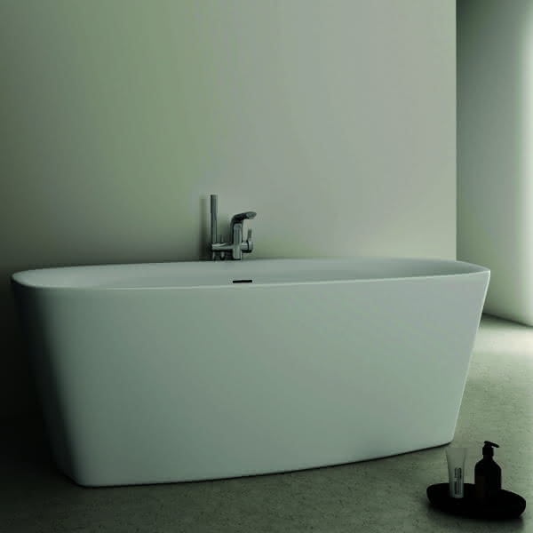 IS Oval-Badewanne DEA, freistehend, 1700x750x475/610mm, Weiß