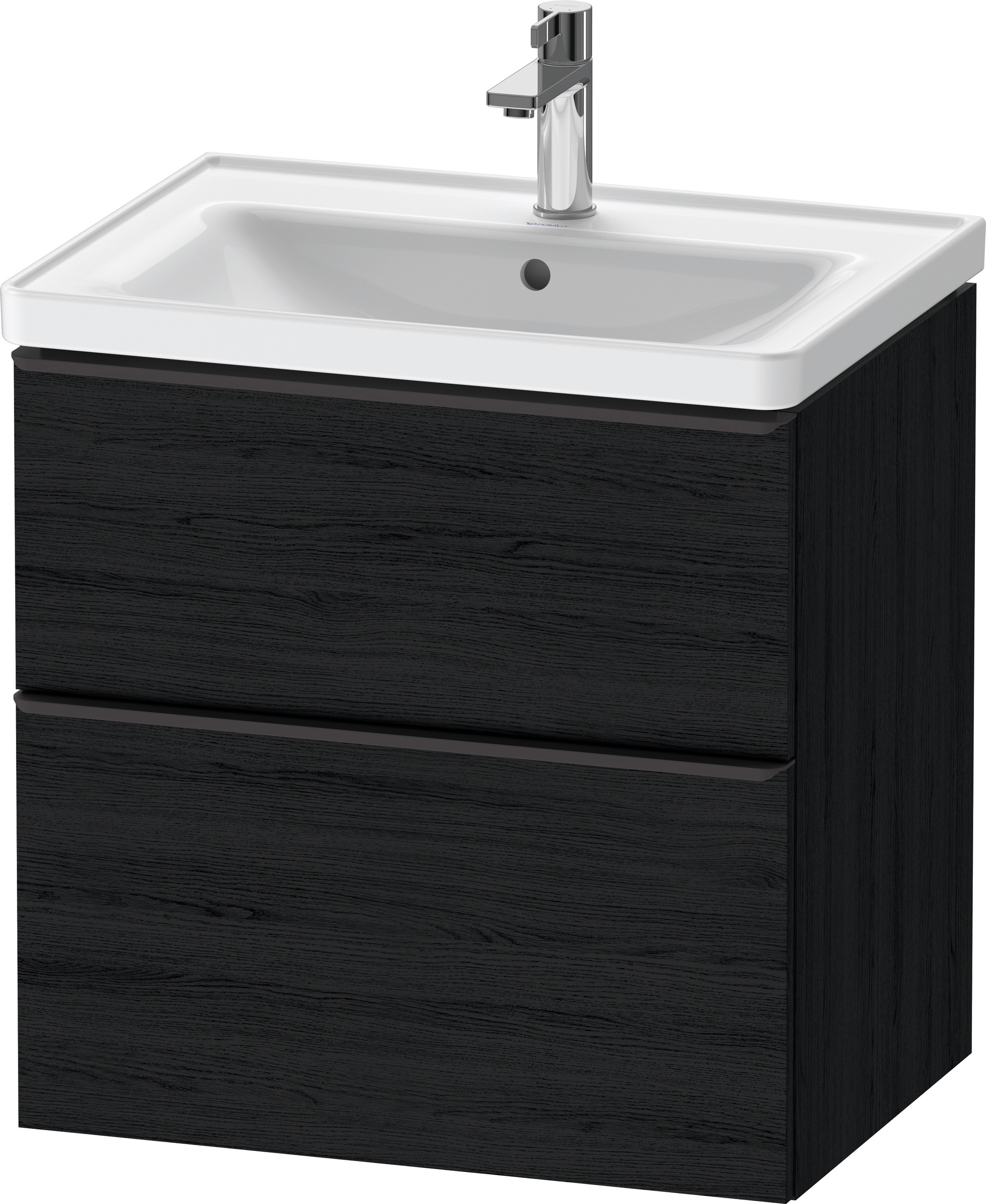Duravit D-Neo WTU,Ausz:1,Schubk:1,GR:Dia.Schw 634x452x625mm,Wdh,Eiche Schwrz.Matt,Dek