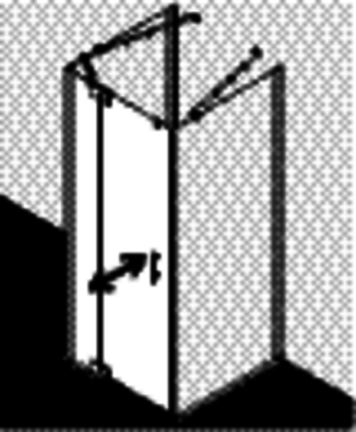 KR Kermi Pendeltür Filia XP 1WL 1200x 2000 BV: 1175-1200 SIHG ESG klar Clean