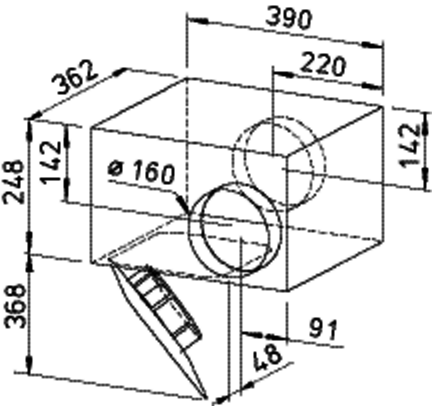 Helios SVS EC 160 A SlimVent EC Radialvent. schallged., 1-PH regelbar