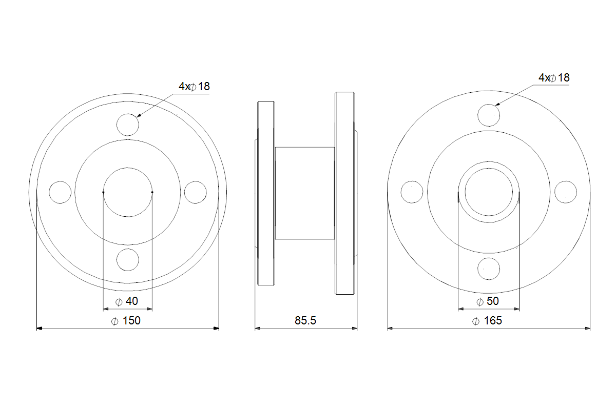 GRUNDFOS Zubehör für Umwälzpumpen Ausgleichsatz LM/LP->TP DN50=>DN40