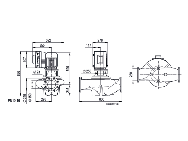 BIRAL Inline-Pumpe VivarA M 150-13 800