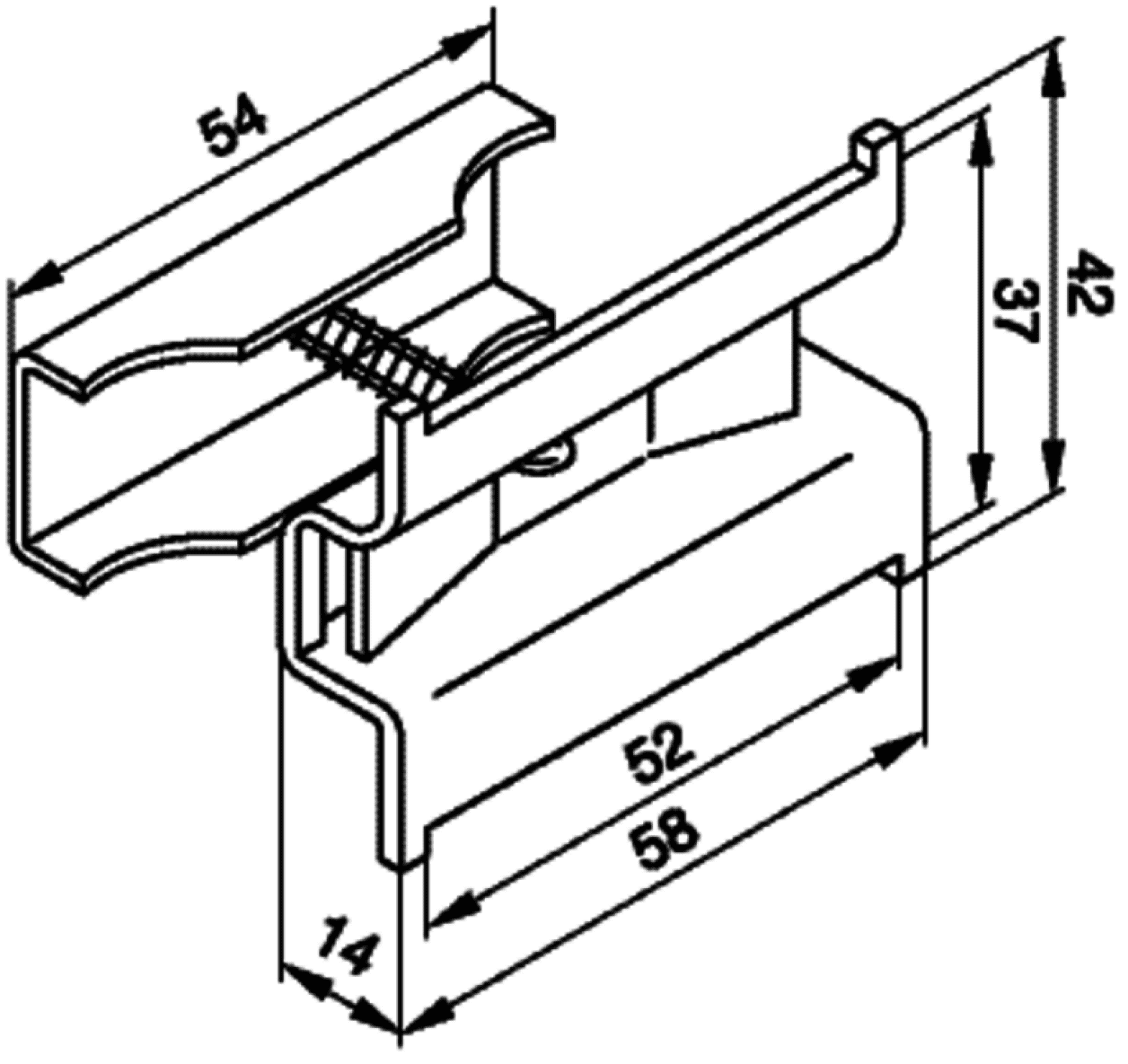 Zehnder Halter BH, Sonder-Lackierung 774009