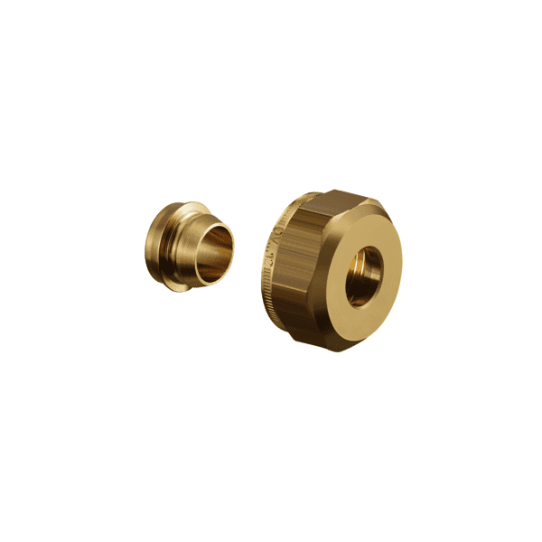 OVENTROP-Klemmringverschraubung Regusol DN 20, G 3/4 ÜM, 15 mm, 4-fach