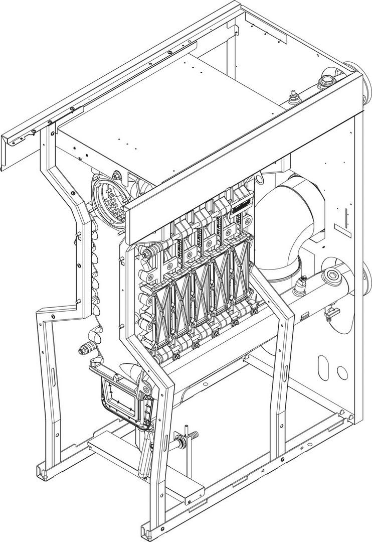 BOSCH Ersatzteil TTNR: 8738804579 Kesselblock CLA-1 6Gld (r) everp