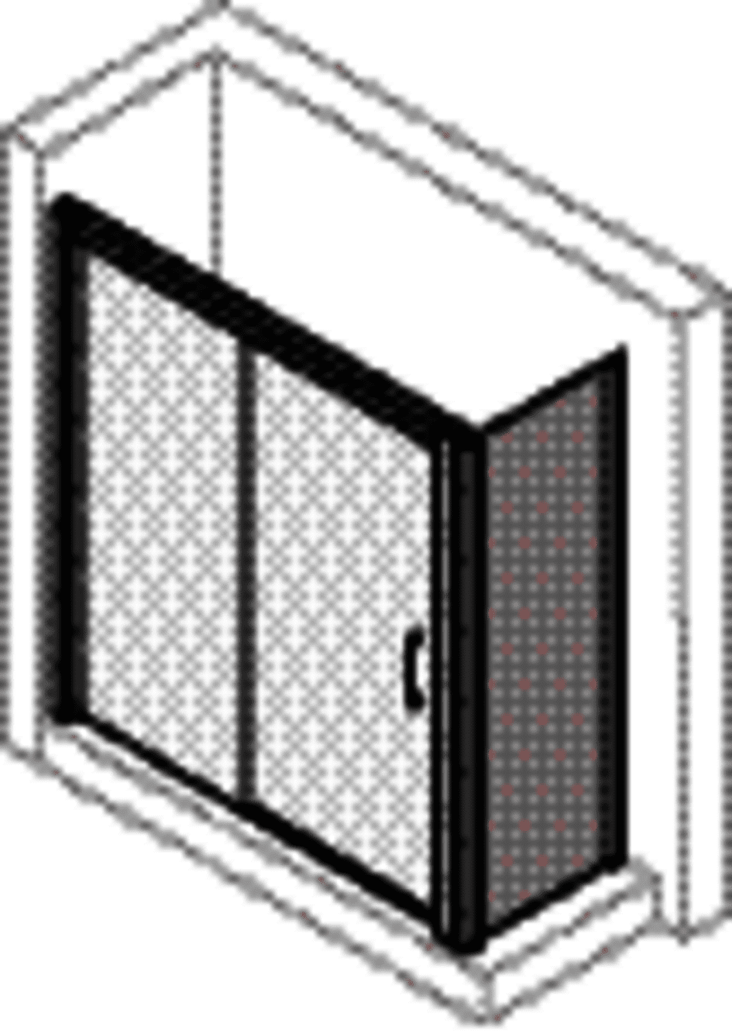 HP DA Classics 2 EasyEntry 4-Eck SW 70 H:2000 silber matt klar