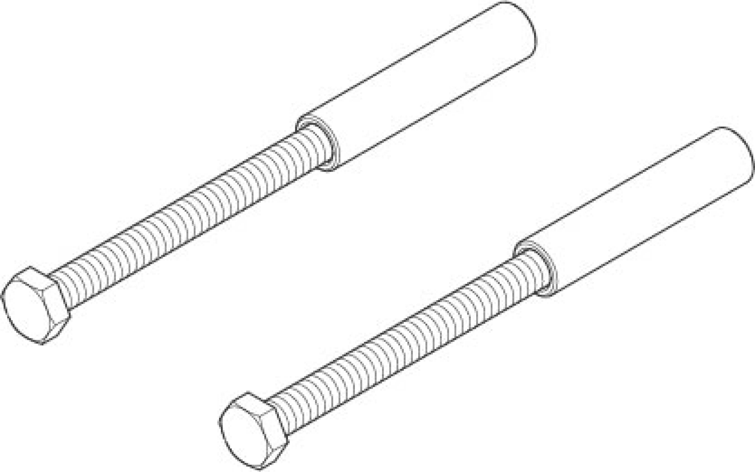DO Befestigungssatz ERSATZTEILE 04303015300 M8 x 100 mm