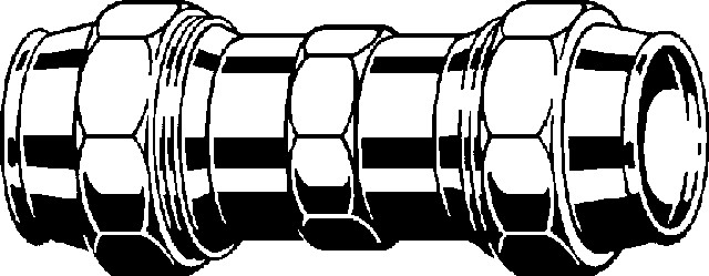 Viega Kupplung Maxiplex 9042 in 32mm Rotguss