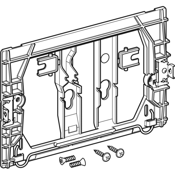 Geberit Befestigungsrahmen, zu Geberit BetPl. Delta Geberit Befestigungsrahmen, zu Geberit BetPl. Delta