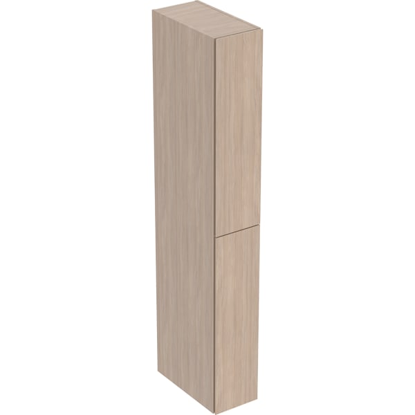Geberit Hochschrank mit zwei Auszügen 24x180x48cm, Eiche