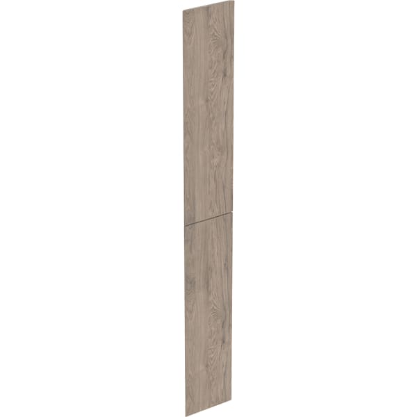 Geberit Set Schubl.-Frt f. Acanto Hochschrank mit 2 Auszügen, B:24cm, Nussbaum hickory