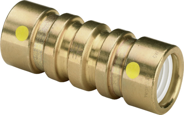 Viega Muffe mit SC Geopress G 9615G in 32mm Rotguss