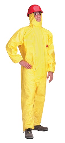 Schutzanzug Tychem® 2000 C Gr.XL gelb PS A III DUPONT Schutzanzug Tychem® 2000 C Gr.XL gelb PS A III DUPONT
