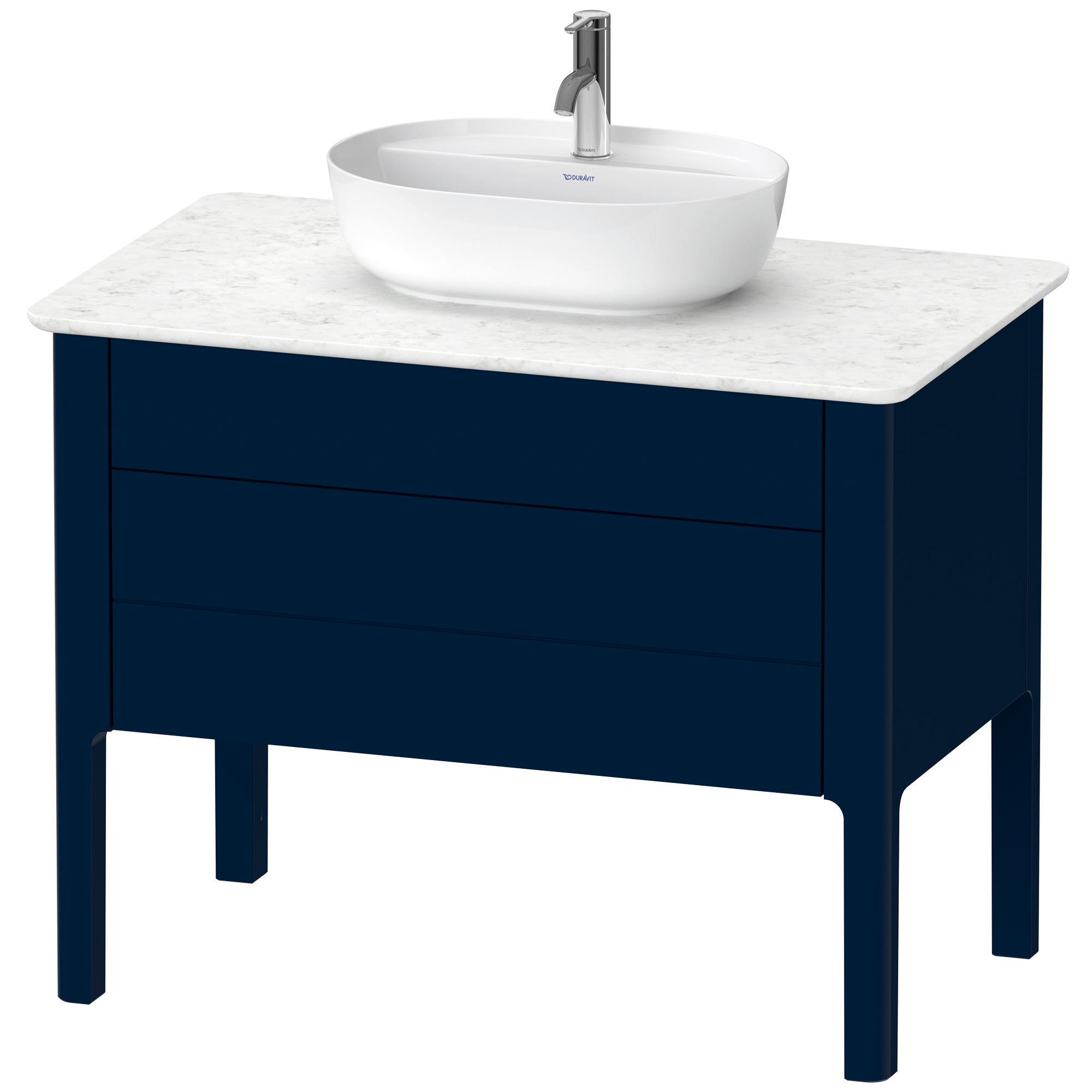Duravit Luv WTU bodenstehend, 1 Schubkasten, 1 Auszug,743x938x570mm,Nachtblau SdM.