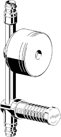 Viega Wohnungs-Wasserzähler-Einheit 2231.3 in 20mm Siliziumbronze