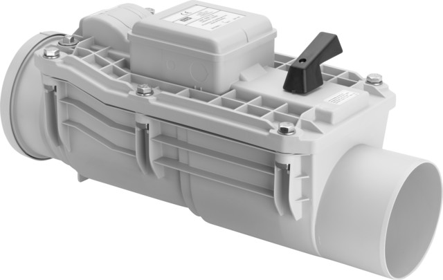 Viega Rückstausicherung Grundfix 4987.3 in 100mm Kunststoff grau