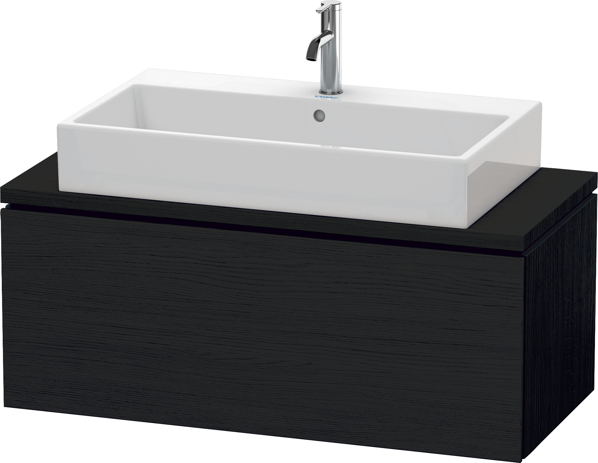 Duravit WTU f.Console Comp.L-Cube400x1020x477 1 Auszug, Eiche Schwarz