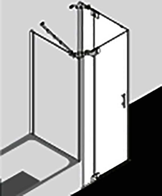 KR Kermi Eck-Halbt. re Filia XP EPR 0750 x1850 BV: 725-750 SIHG ESG klar
