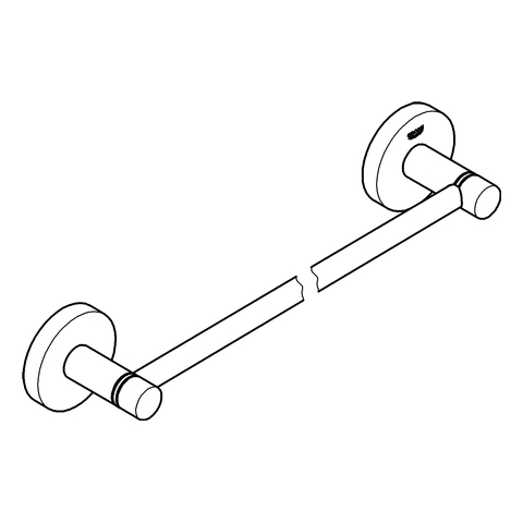 GROHE Badetuchhalter Essentials 40688_1 450mm cool sunrise
