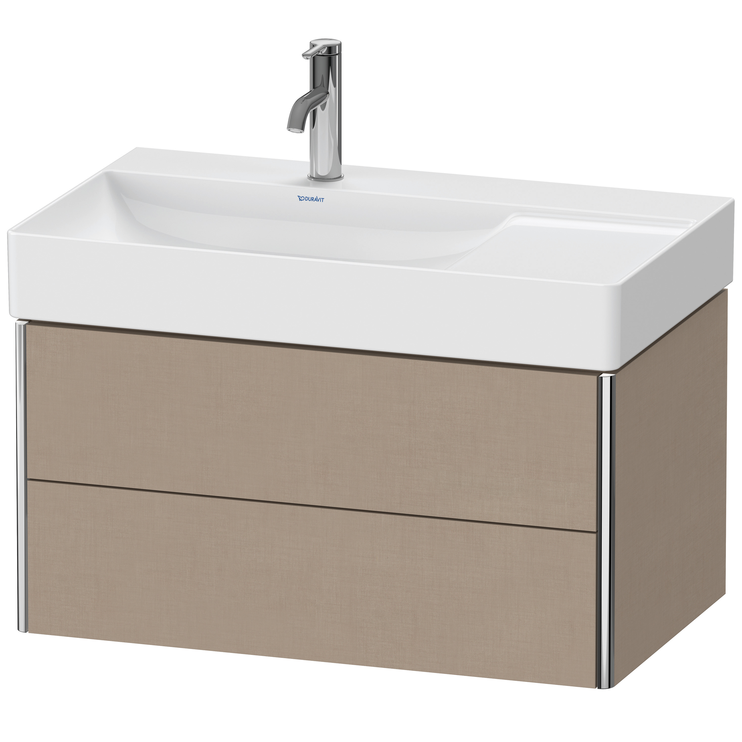 Duravit WTU XSquare wandh.,397x784x460mm 2Schubkästen,leinen