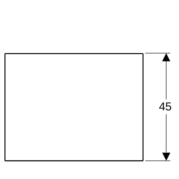 Geberit Xeno2 Glasablage 58x0,8x45cm