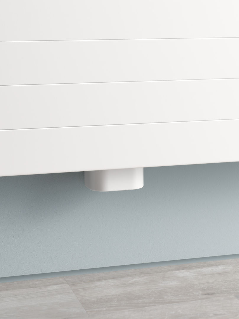 Kermi x2 Line-Vmulti T22 605x102x405 QN627, RAL9016, 10bar, Vent., m.Abd, BK