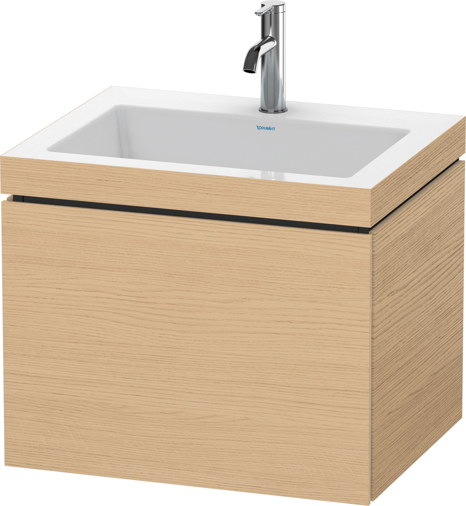 Duravit WTU L-Cube mit Vero Air 500x600x480mm 1 HL, 1 Auszug, Eiche Natur