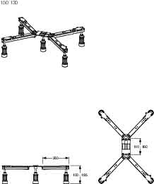 Duschwannenfuß BW-5 Maxi