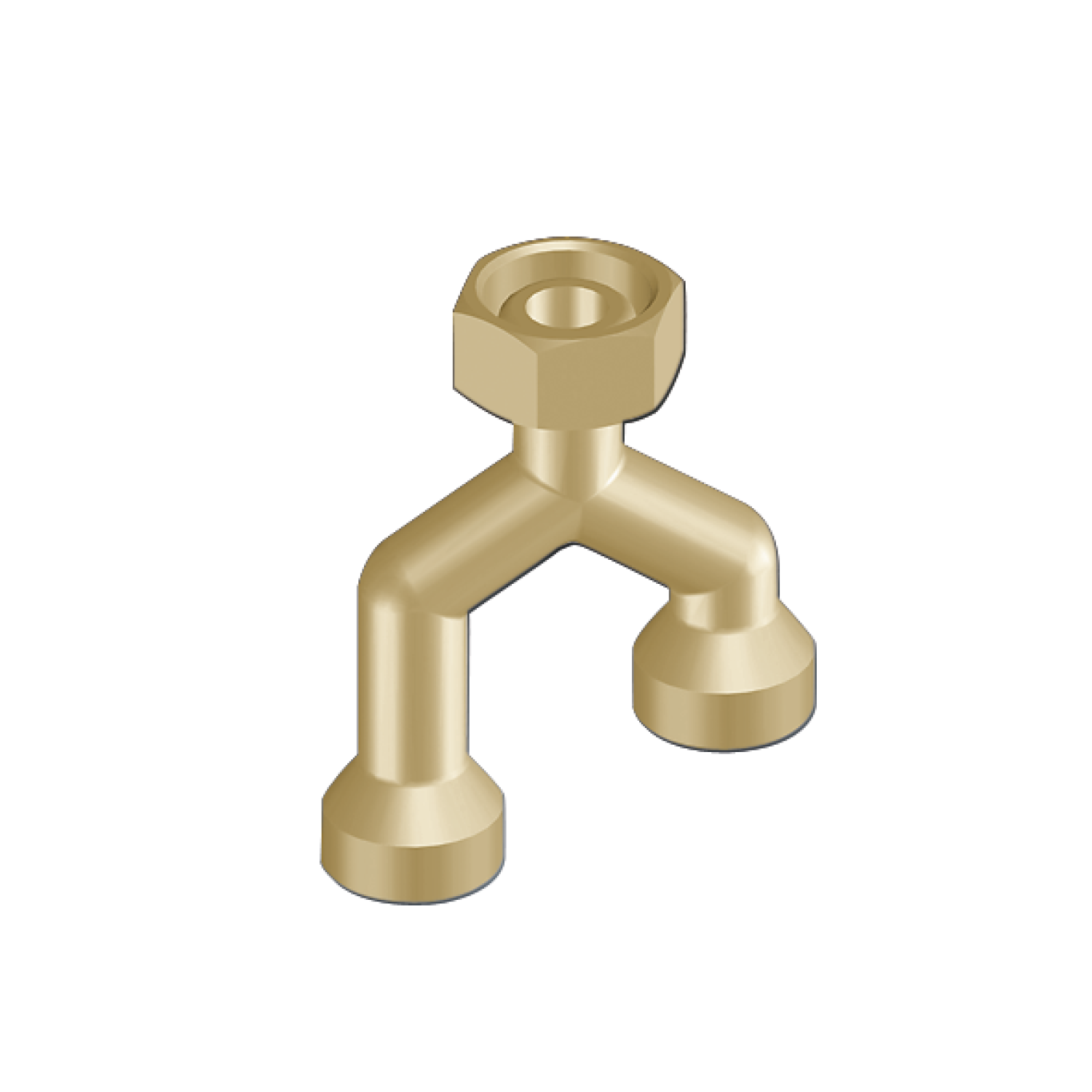 OVENTROP-Duo-Anschlussstück für Wand- einbaukasten"Unibox",3/4"ÜM + 3/4"AG(2x)